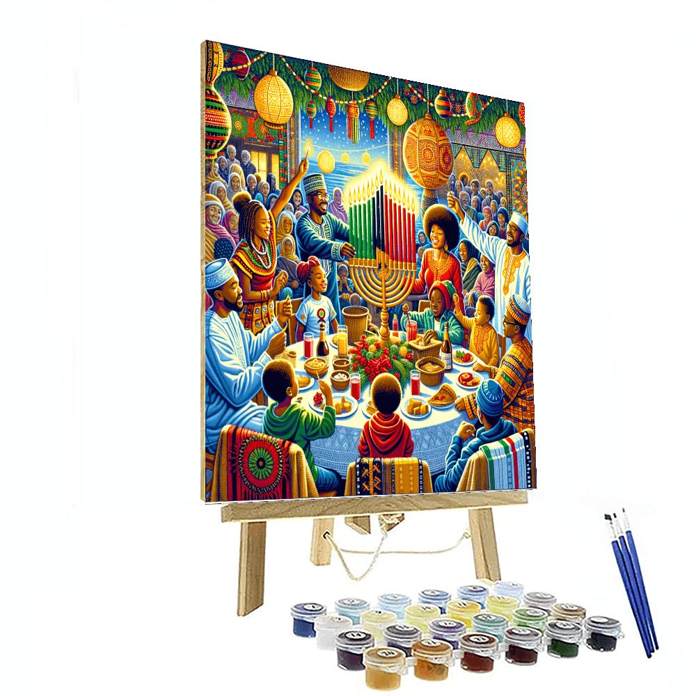 The Kwanzaa Festival Painting By Numbers Kit