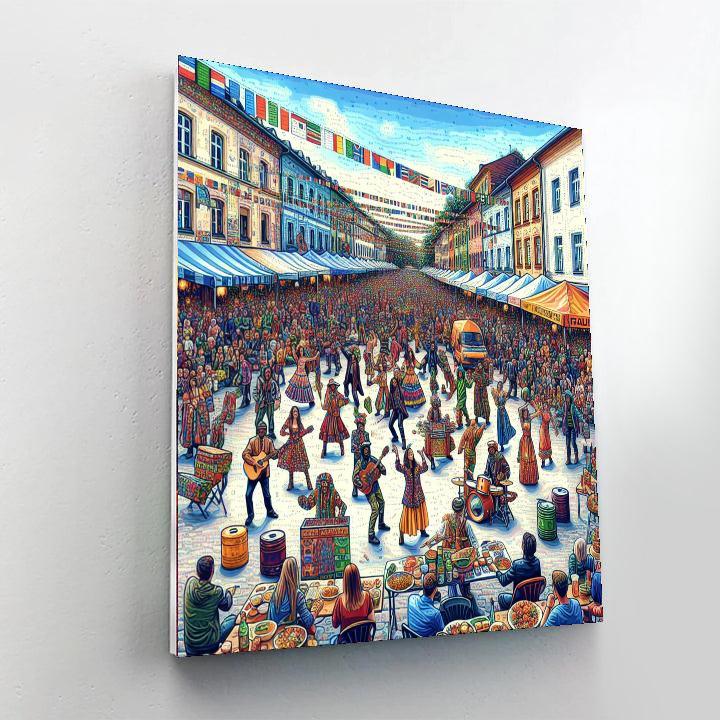 International Street Performers Festival Painting Number Kit