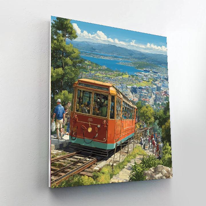 Wellington Cable Car DIY Paint By Numbers