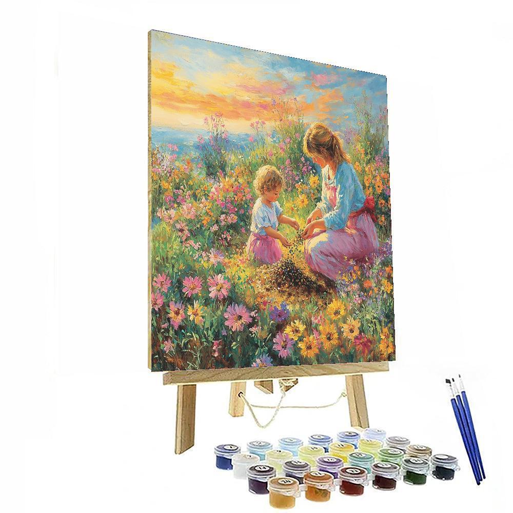 A Mother’s Garden Of Love Paint By Numbers Art