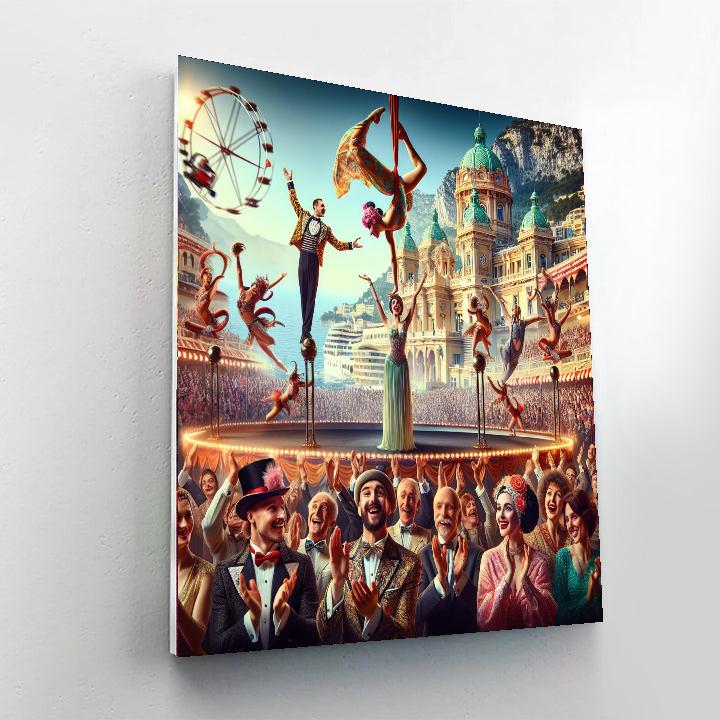 Circus Festival Monaco DIY Paint By Numbers