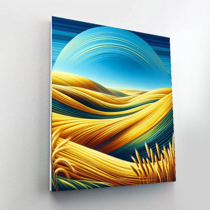 Golden Fields Of Grain DIY Paint By Numbers