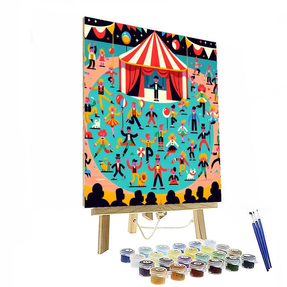Circus Adventure Extravaganza Paint By Numbers