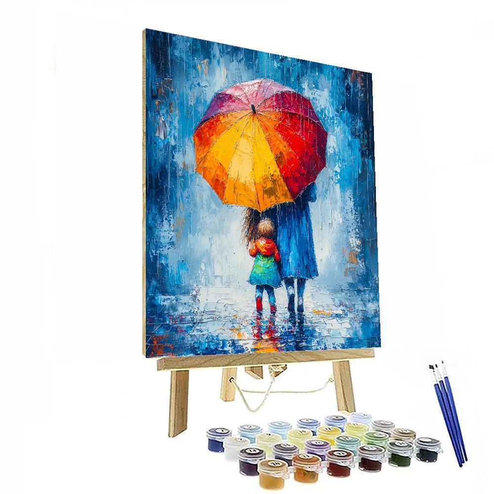 Under Her Wing Paint By Numbers