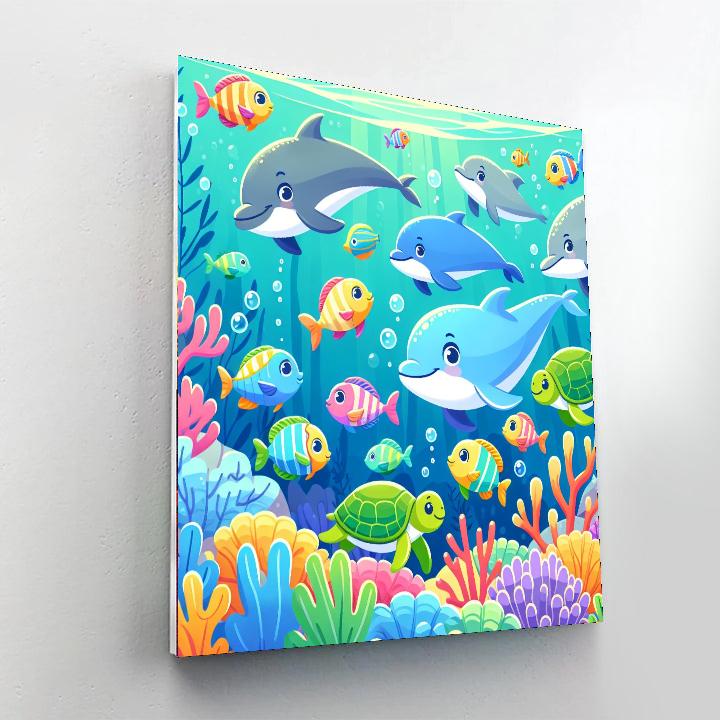 Playful Sea Adventures Numbered Painting Kits