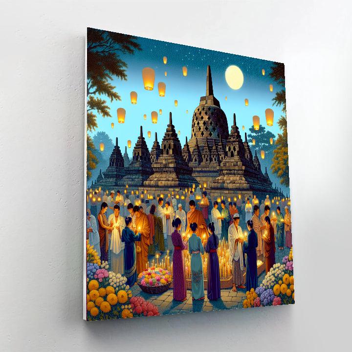 Waisak Festival - Indonesia Numbered Painting Kits