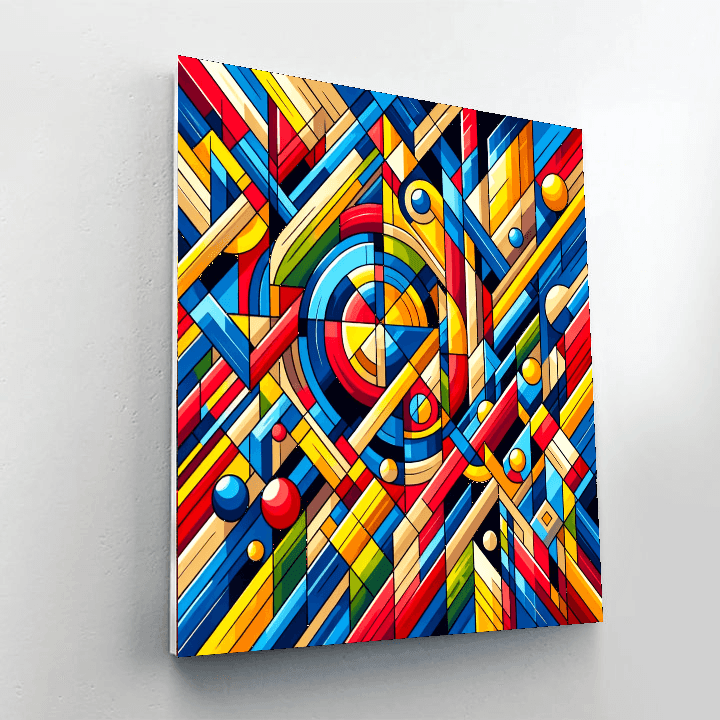 Intriguing Geometric Patterns Numbered Painting Kits