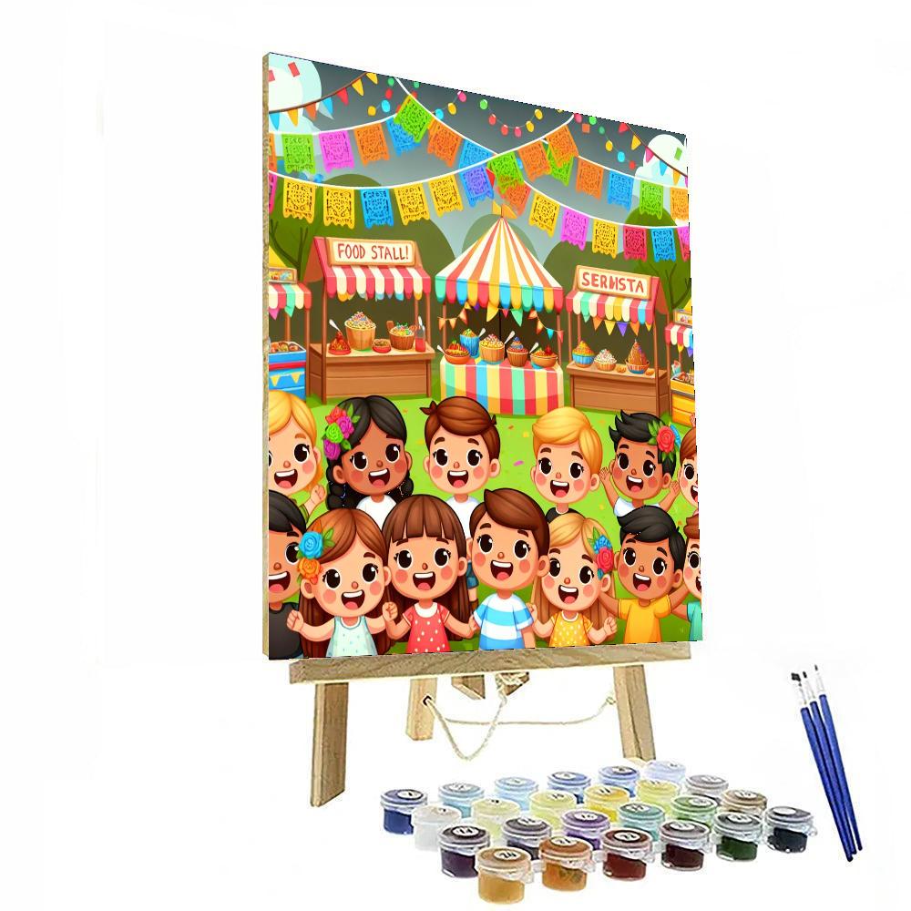 Fabulous Fiesta Celebration Painting Number Kit