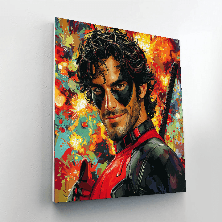 Ryan Reynolds: The Charismatic Merc With A Mouth Paint By Number