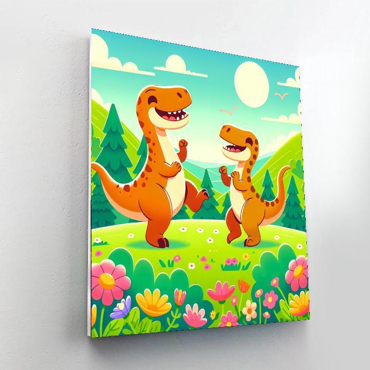 Dancing Dino Discovery Paint By Number