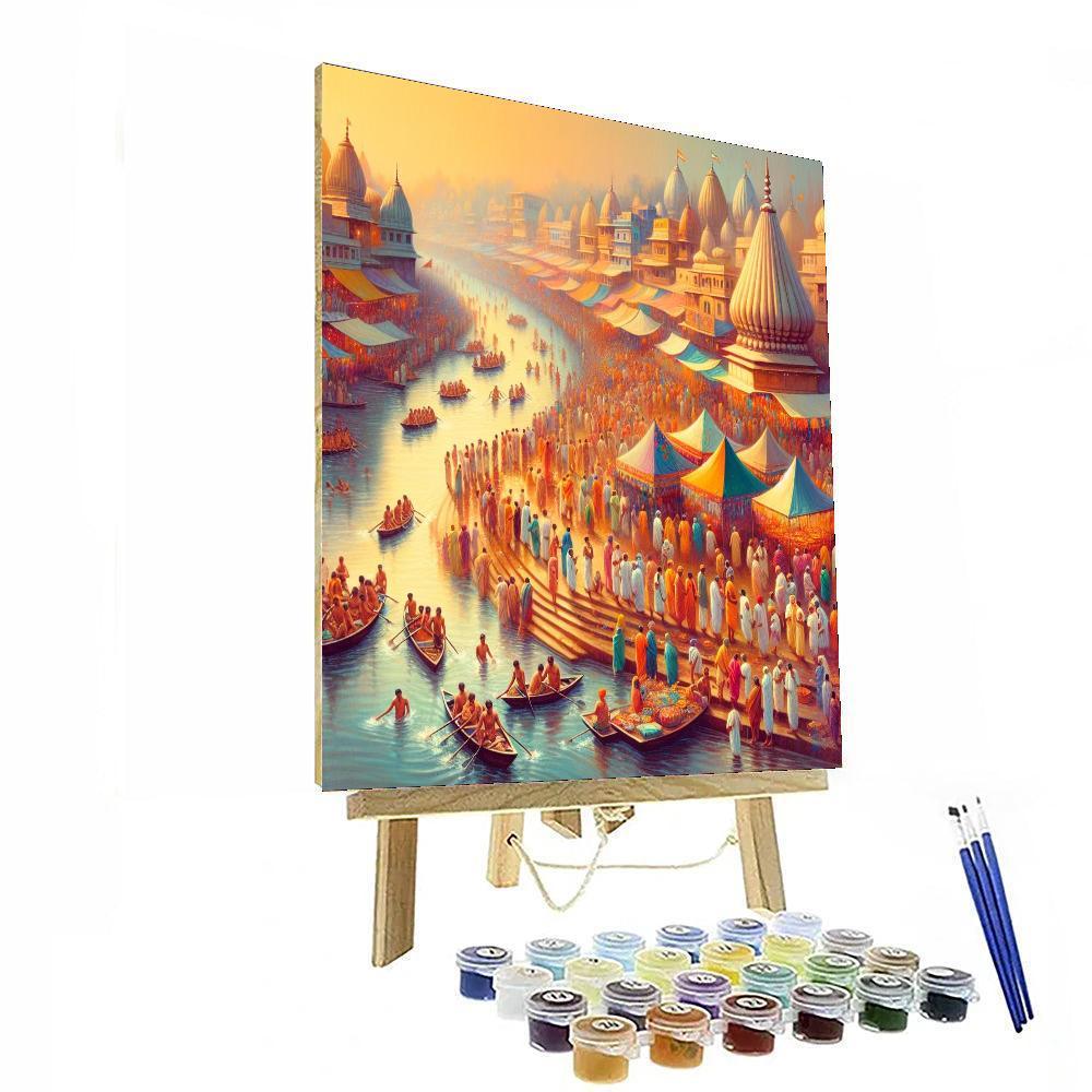 Magh Mela - India Paint By Color