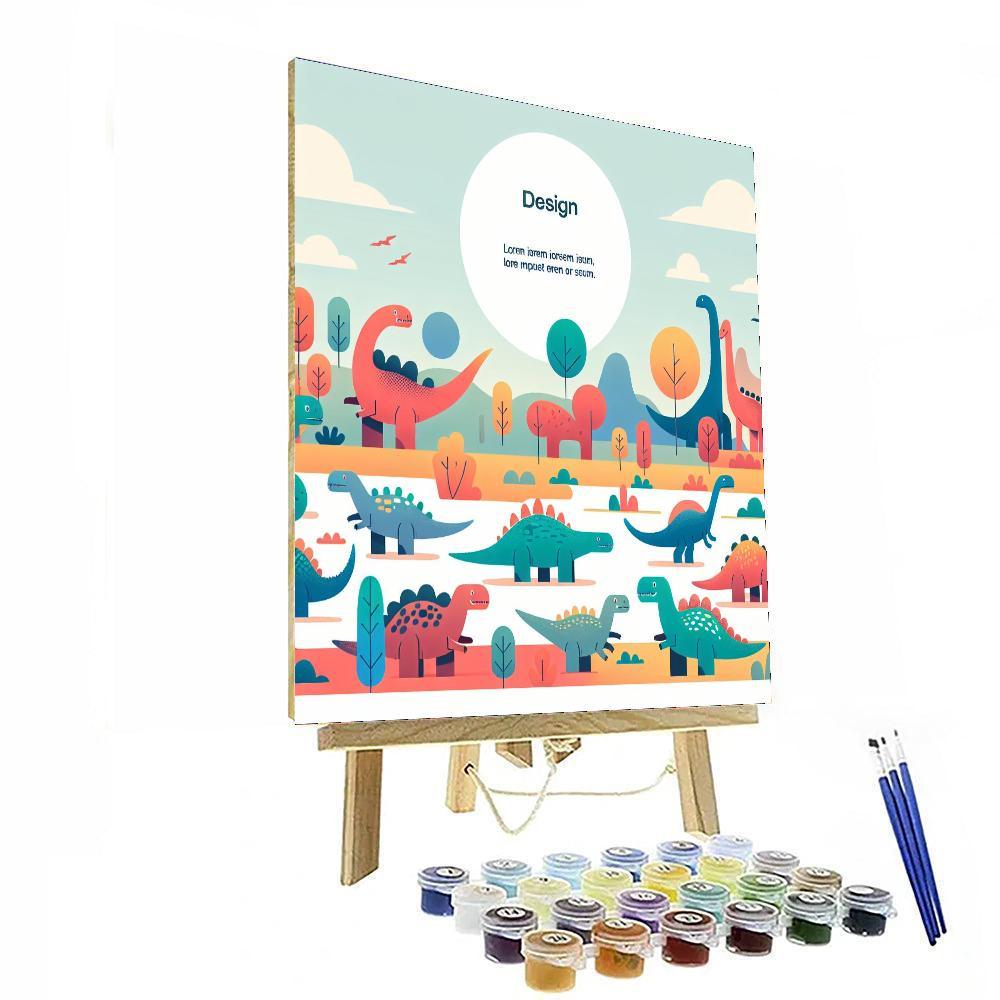 Dreamy Dinosaur Discovery Paint By Color