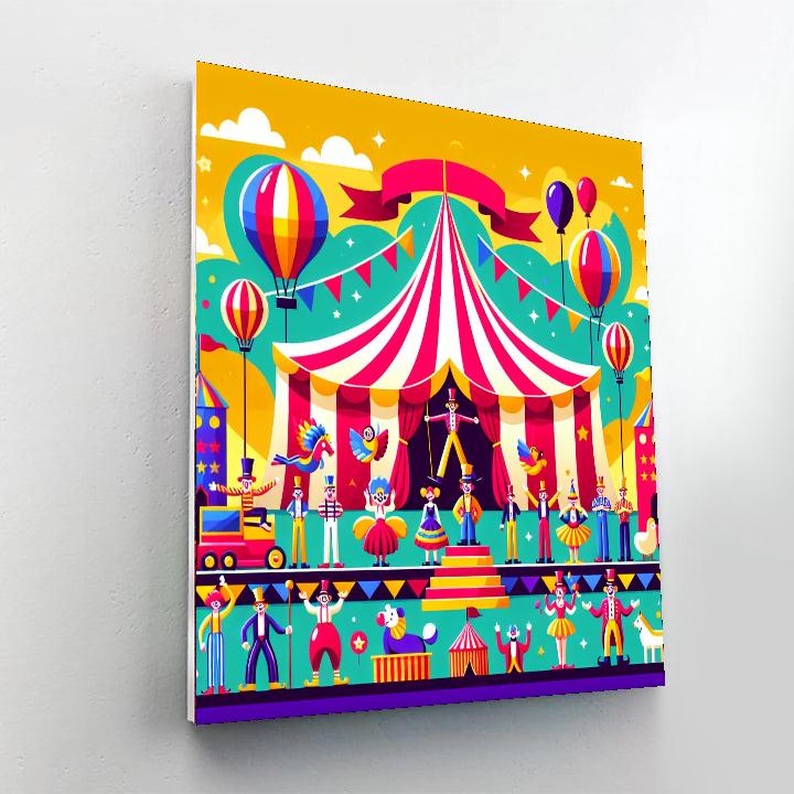 Circus Of Marvels Painting By Numbers Kit