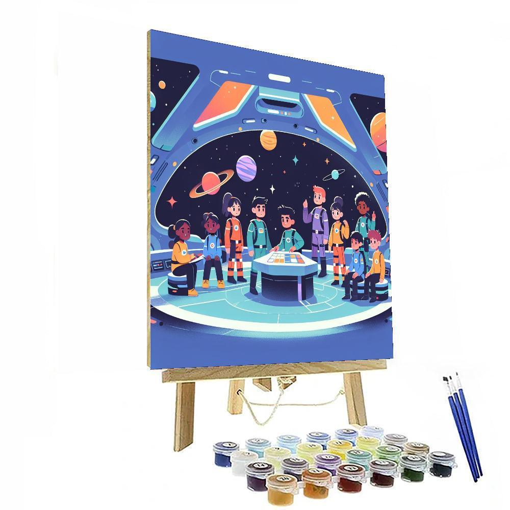 Galactic Guardian Adventures Painting By Numbers Kit