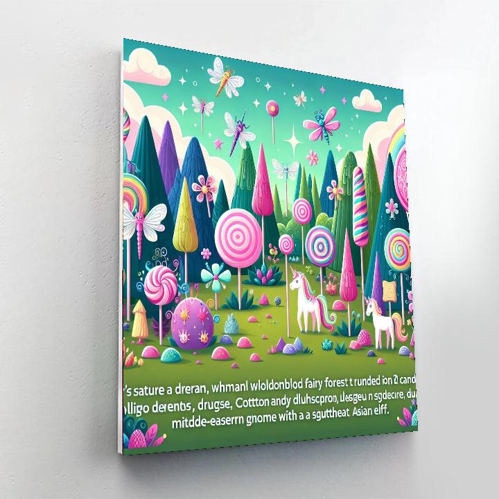 Sweet Fairy Forest Number Painting