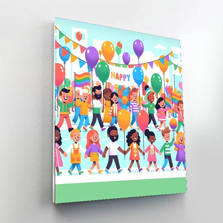 Happiness Parade Paint By Numbers Kits