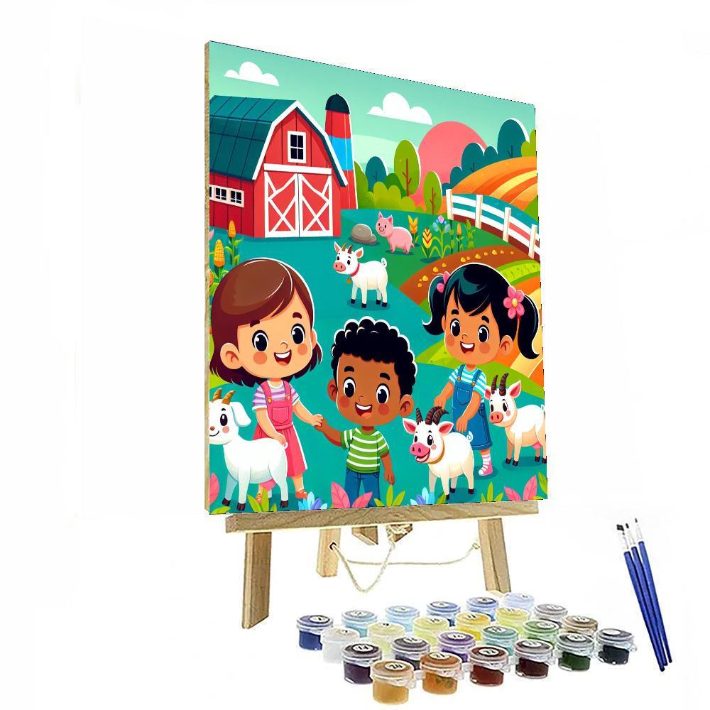 Silly Farmyard Fun Paint By Numbers Kits