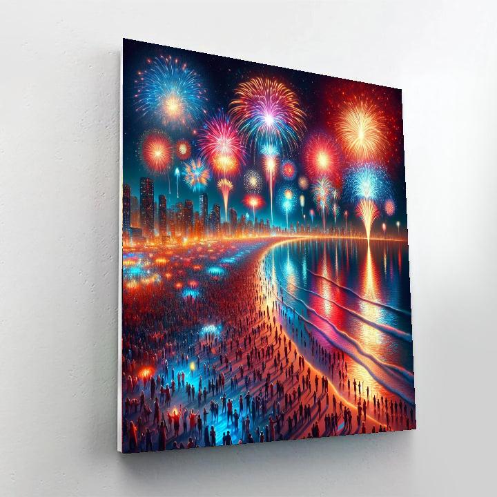 Pattaya International Fireworks Festival Numbered Painting Kits