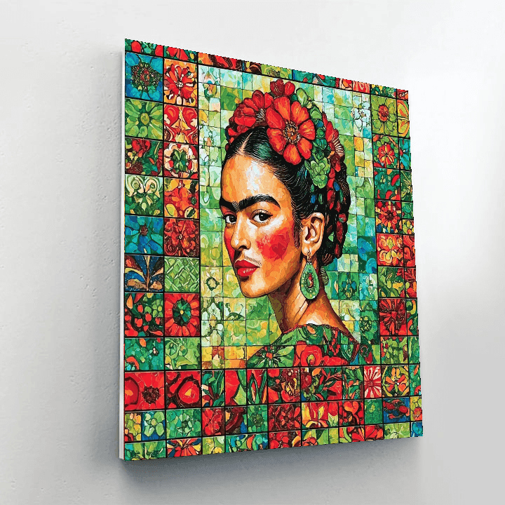 Kahlo Inspired Cultural Essence  Paint By Number