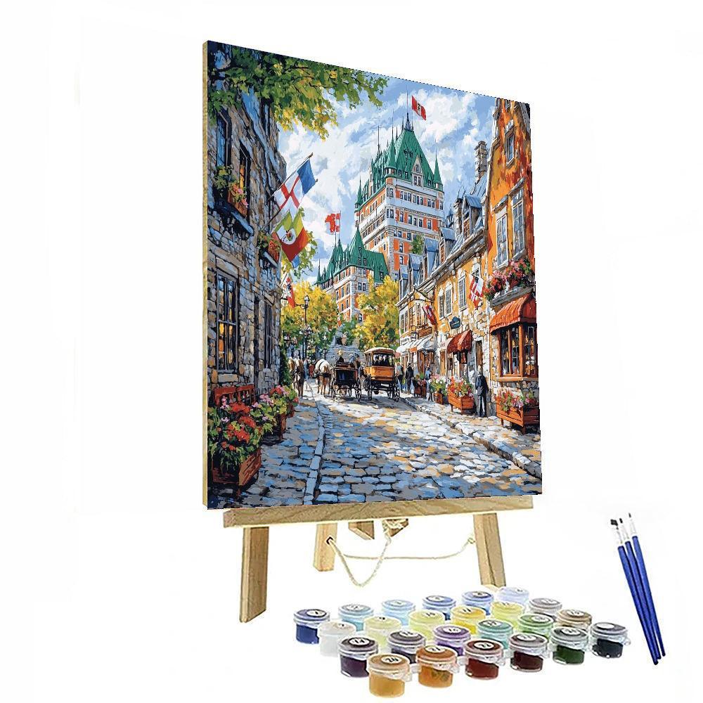 Old Quebec City - Canada Numbered Painting Kits