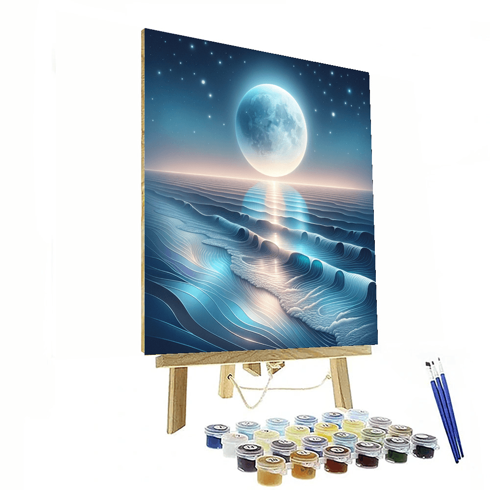 Moonlit Seaside Dreams Paint By Numbers Art