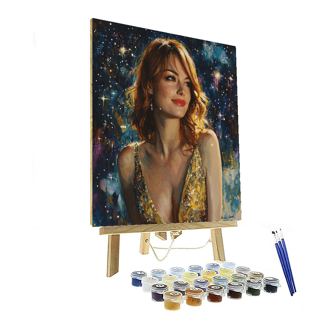 Emma Stone: From La La Land To Stardom Paint By Numbers