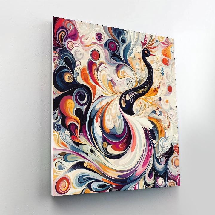 Alphonse Mucha Inspired Whimsical Swirls  Paint By Numbers Kits