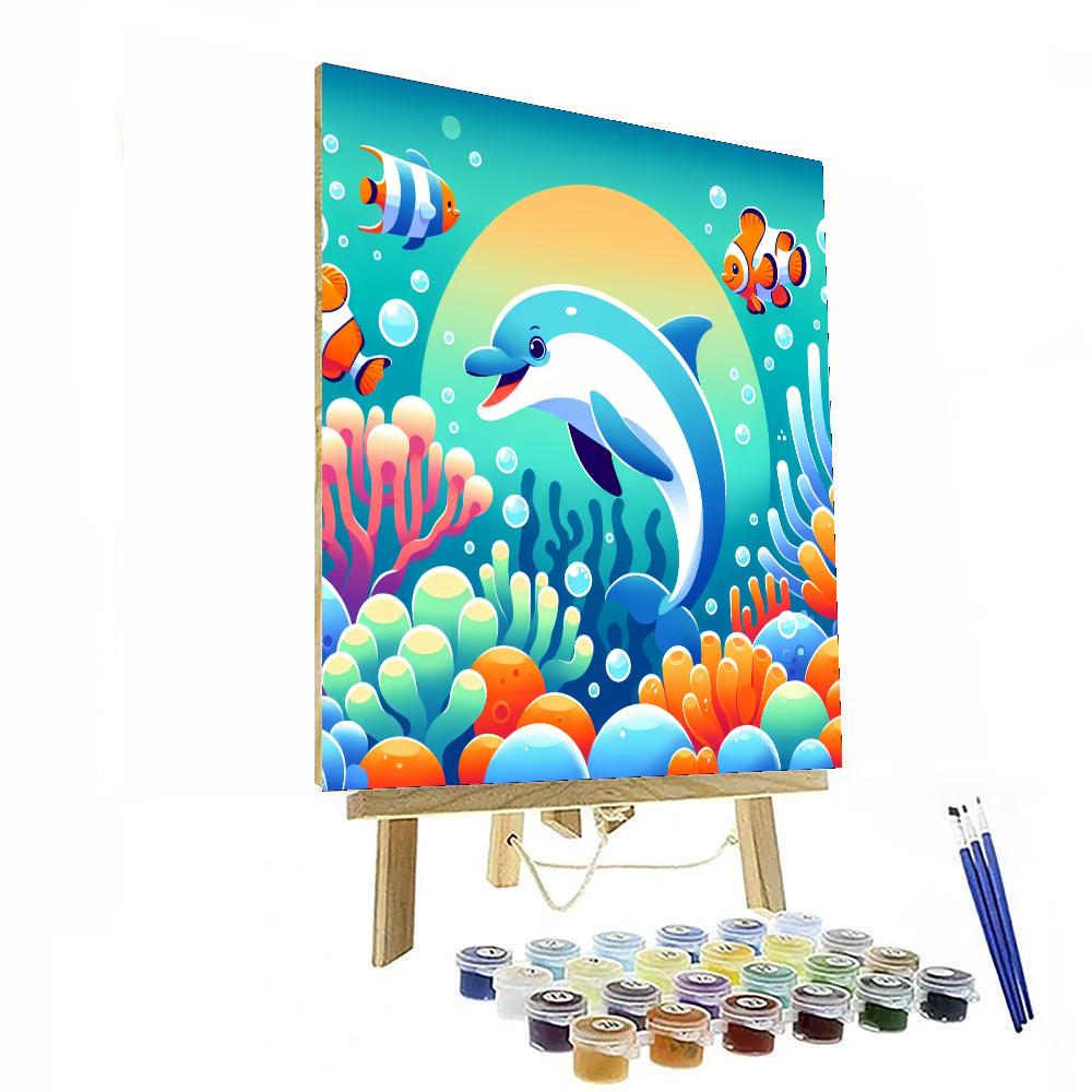 Bubbly Underwater Paradise Paint By Numbers Art