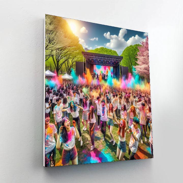 Festival Of Colors - South Korea Paint By Numbers