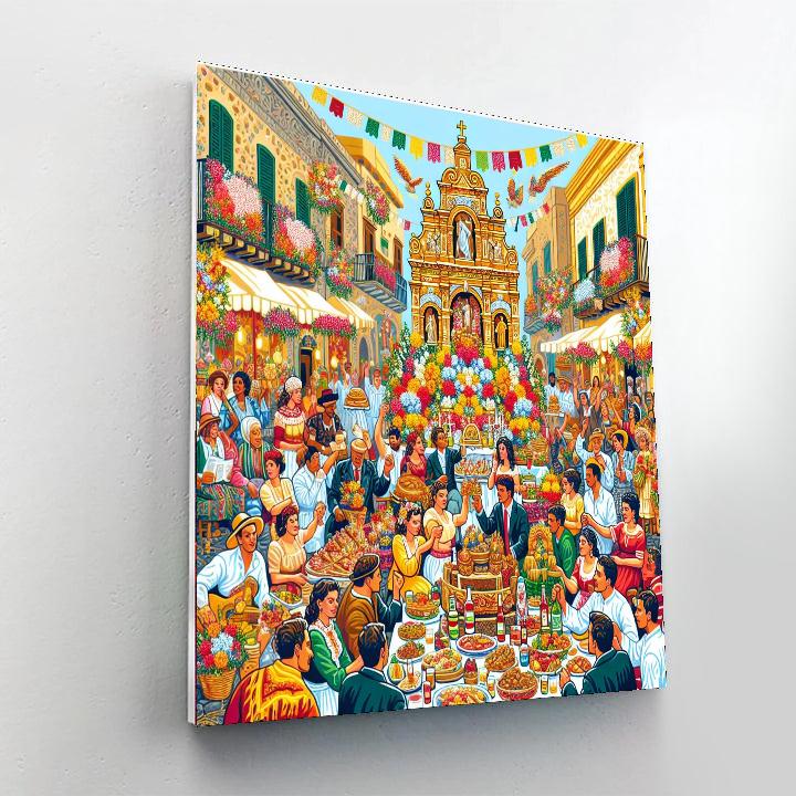 Feast Of St. Joseph Paint By Numbers Kits