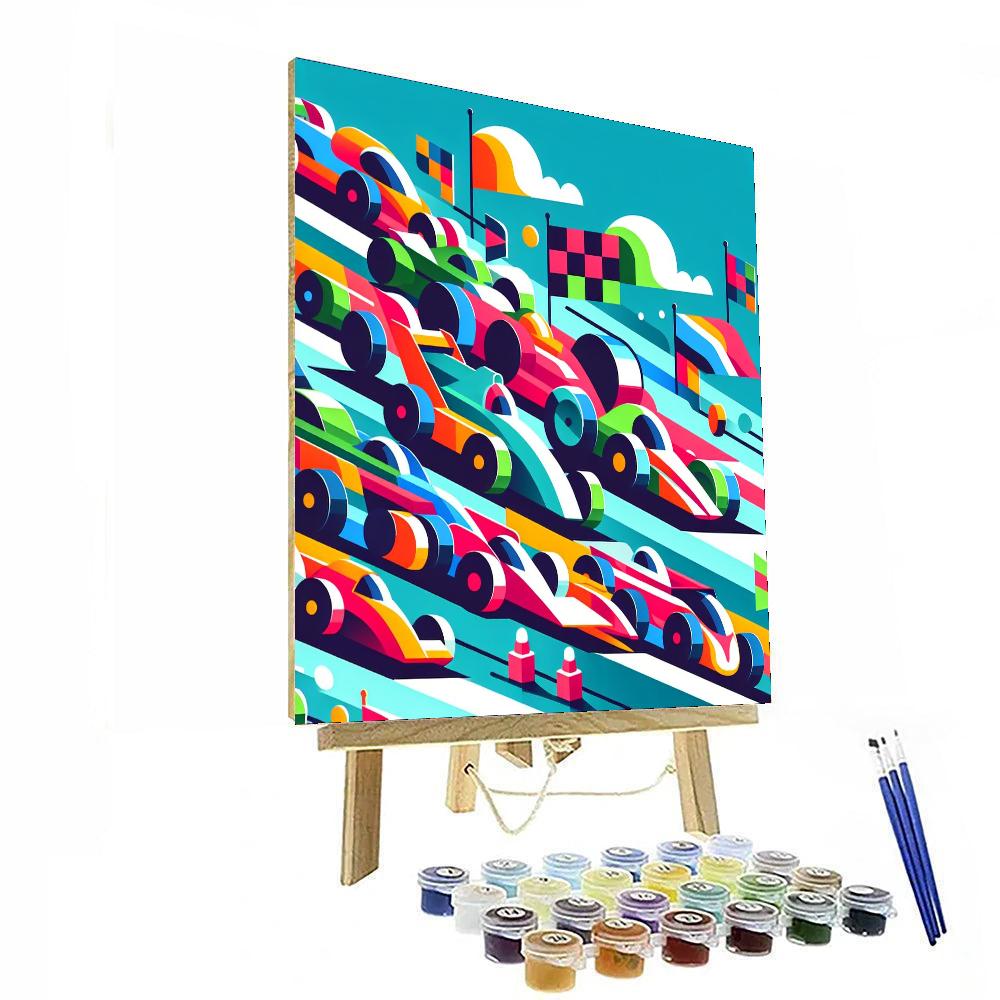 Rambunctious Racers Numbered Painting Kits