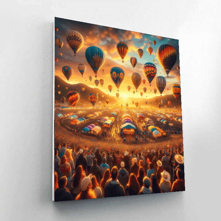 Festival Internacional Del Globo - Mexico Number Painting