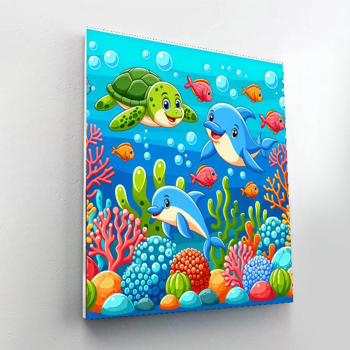 Magical Sea World DIY Paint By Numbers