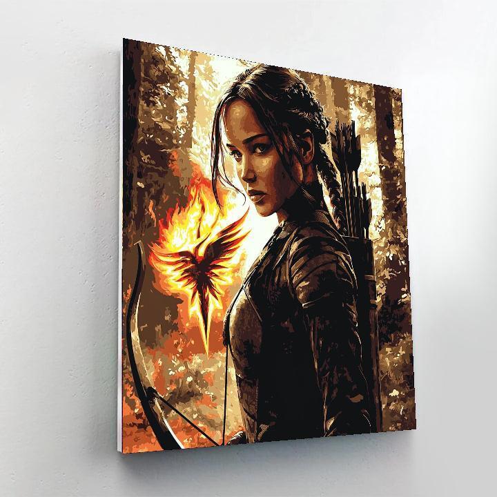 Jennifer Lawrence: The Hunger's Katniss Awakened Numbered Painting Kits