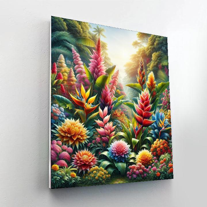 Vivid Tropical Retreat DIY Paint By Numbers