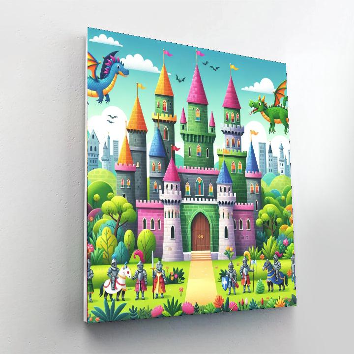 The Enchanted Castle Adventure DIY Paint By Numbers