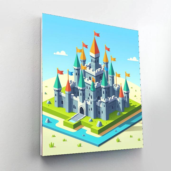 Fantasy Castle Builders Paint By Numbers Kits
