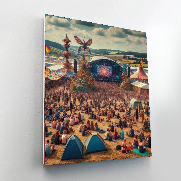 Pohoda Festival - Trenčín, Slovakia Number Painting