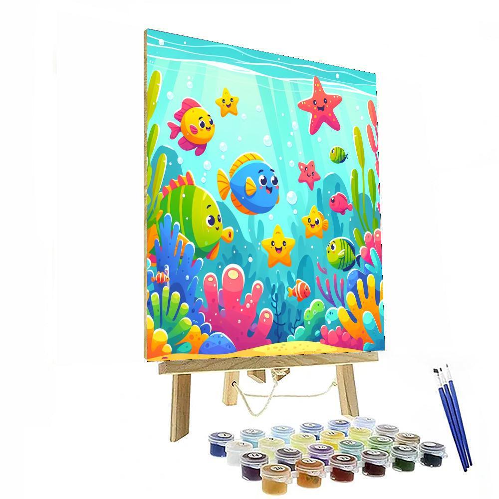 Bubbly Underwater Adventures Numbered Painting Kits