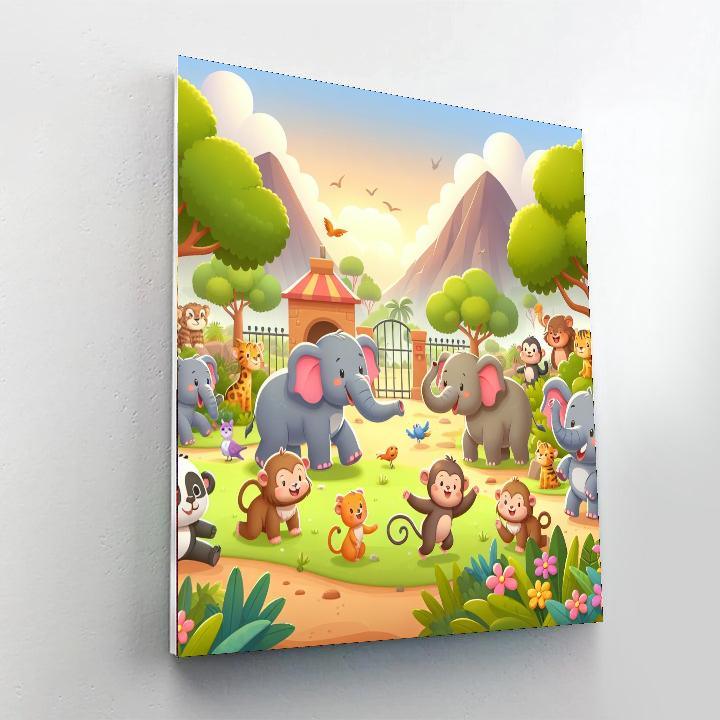 Animal Adventure Park Paint By Numbers Kits