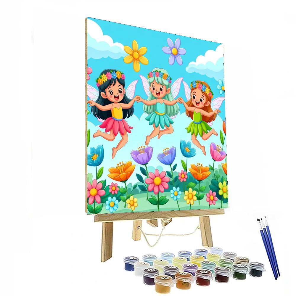 Dreamy Garden Fairies DIY Paint By Numbers