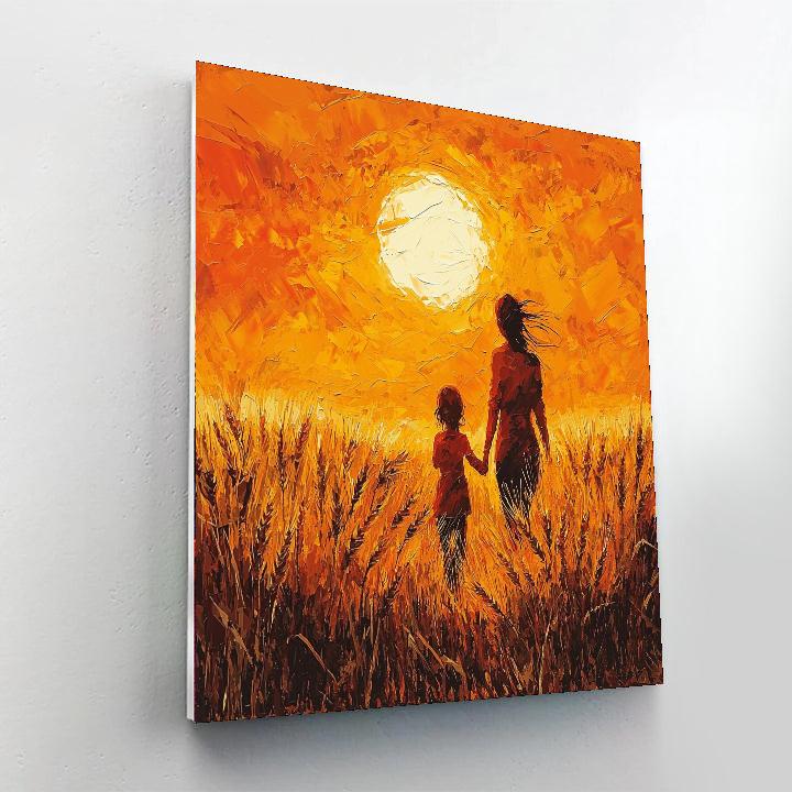 Golden Fields Of Love Numbered Painting Kits