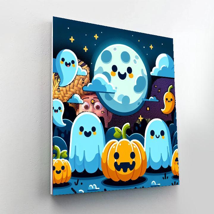 Happy Halloween Spooktacular Numbered Painting Kits