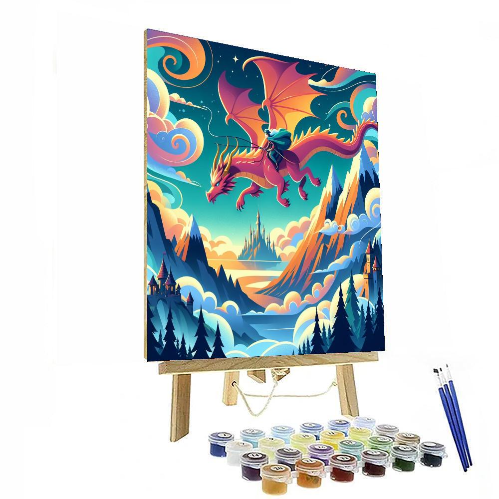 Mystical Dragon World Painting Number Kit