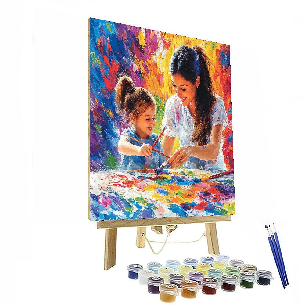Colors Of Love Number Painting