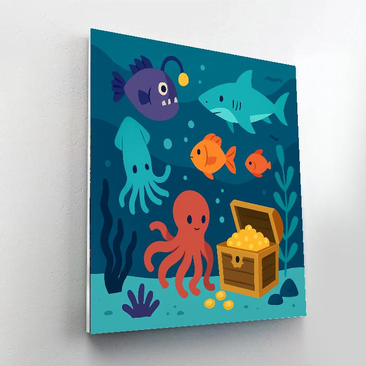 Deep Sea Dive Paint By Color