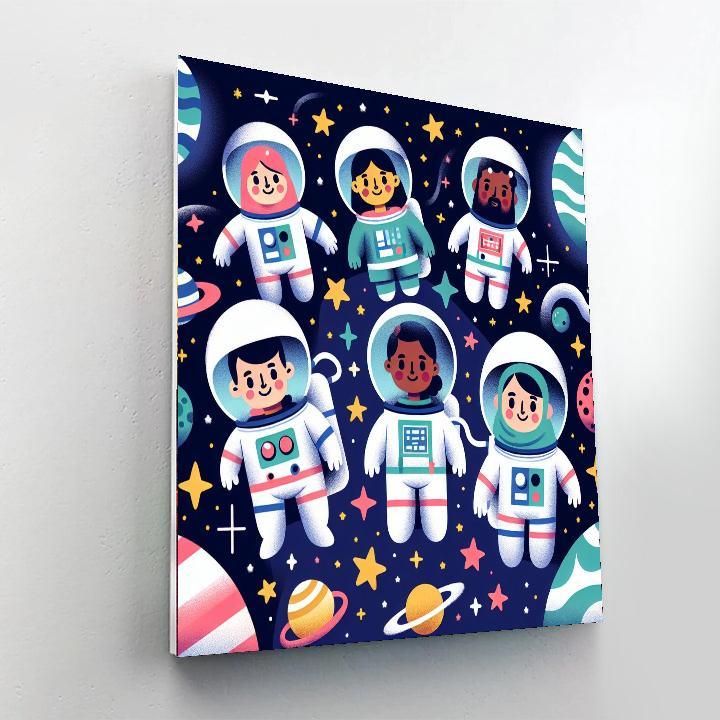 Space Mission Galaxy Quest Numbered Painting Kits