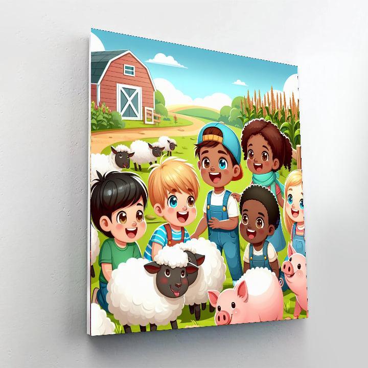 Friendly Farmyard Adventures Paint By Numbers Kits