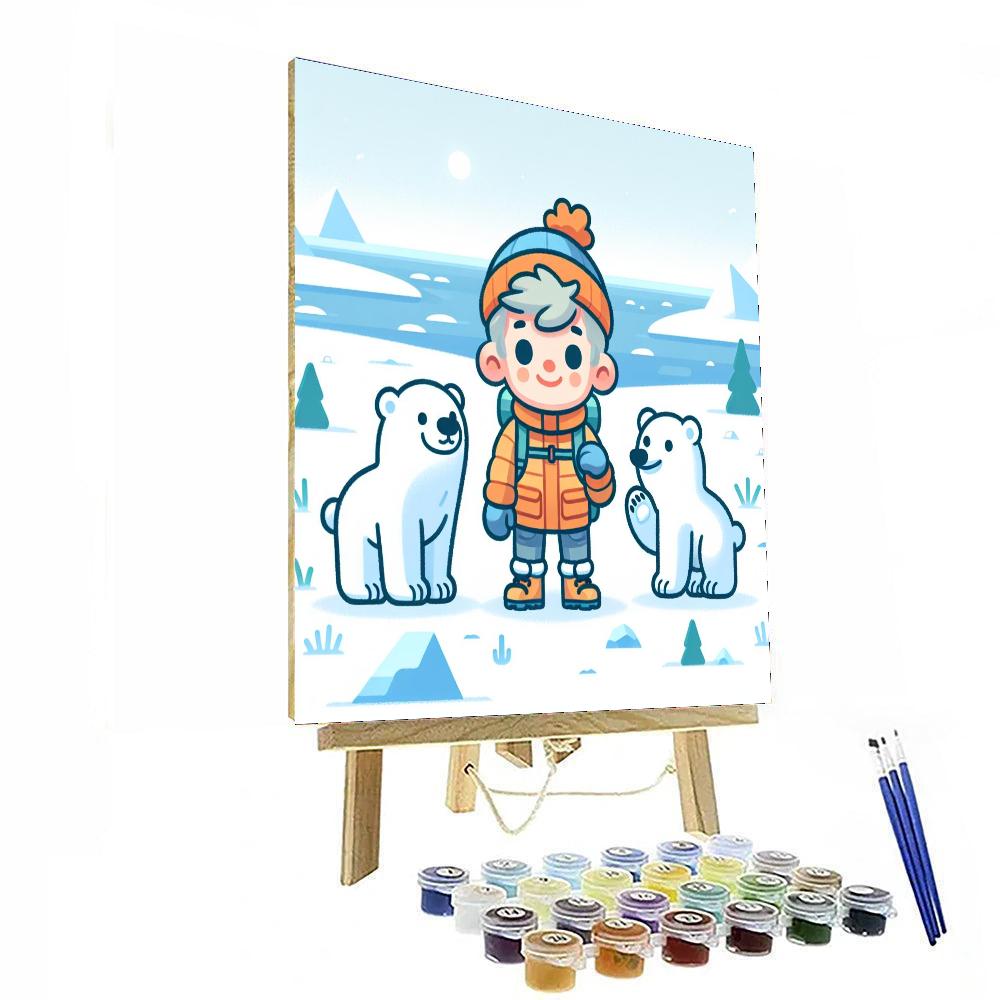 Artic Explorer Expedition Number Painting