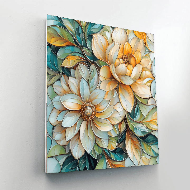 Alphonse Mucha Inspired Patterns Of Nature  Paint By Numbers Kits